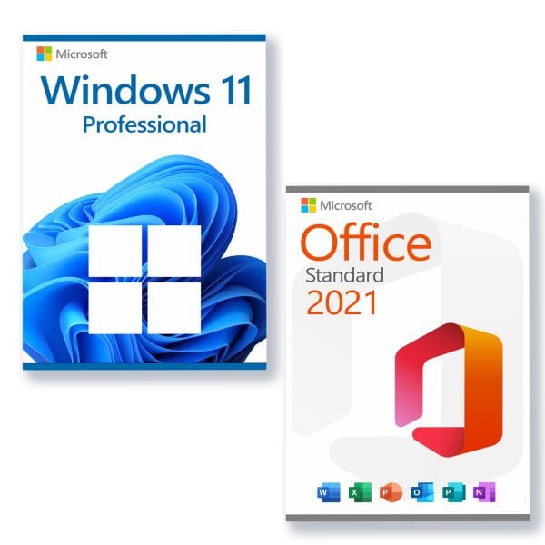Microsoft Windows 11 Professional + Microsoft Office 2021 Standard Lizenz für 3 PC