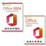 Microsoft Office 2024 Professional Plus + Microsoft Office 2021 Professional Plus License for 3 PC