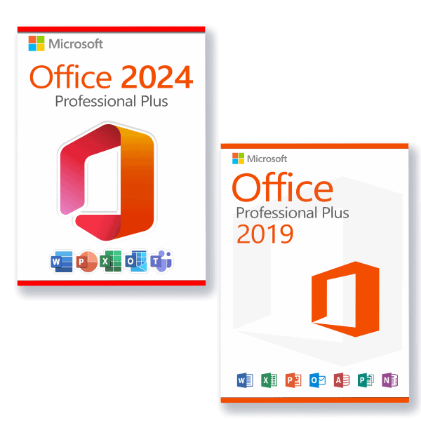 Microsoft Office 2024 Pro Plus + Microsoft Office 2019 Pro Plus license