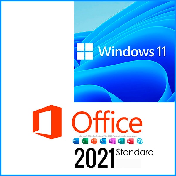 Microsoft Windows 11 Pro + Office 2021 Standard license for 3 PC