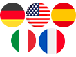 24/7 asiakaspalvelu saksaksi, ranskaksi, italiaksi, englanniksi ja espanjaksi, vastaamme kysymyksiisi 2 minuutin kuluessa!