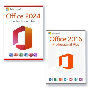 Microsoft Office 2024 Professional Plus + Microsoft Office 2016 Professional Plus lisenssi 3 laitteelle