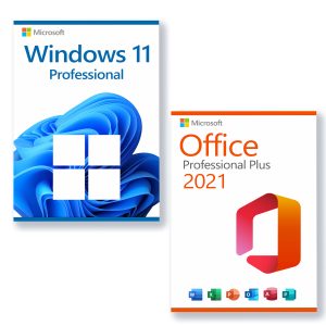 Microsoft Windows 11 Professional + Microsoft Office 2021 Professional Plus licence pour 3 PC