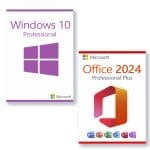 Microsoft Office 2024 Professional Plus + Microsoft Windows 10 Professional voor 3 pc's