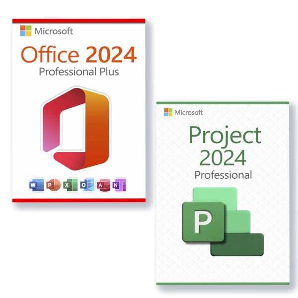 Microsoft Office 2024 Professional Plus + Microsoft Project 2024 Professional Licentie voor 3 pc’s