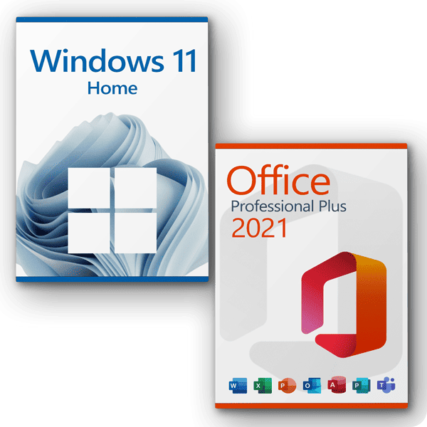 Microsoft Windows 11 Home + Microsoft Office 2021 Professional