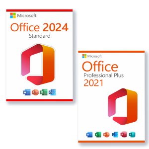 Microsoft Office 2024 Standard + Microsoft Office 2021 Professional Plus license for 3 PC