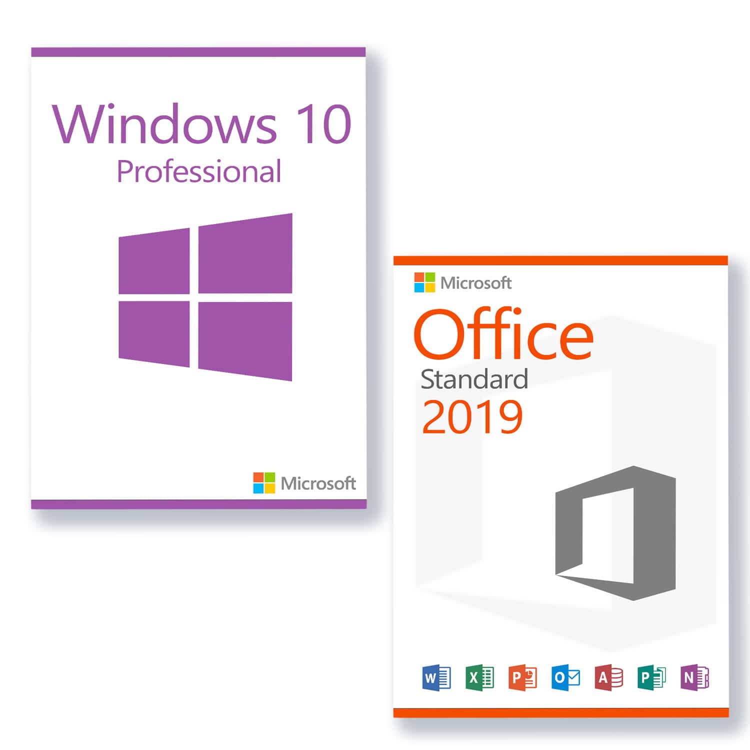Microsoft Windows 10 Professional + Microsoft Office 2019 Standard Licença para 3 dispositivos
