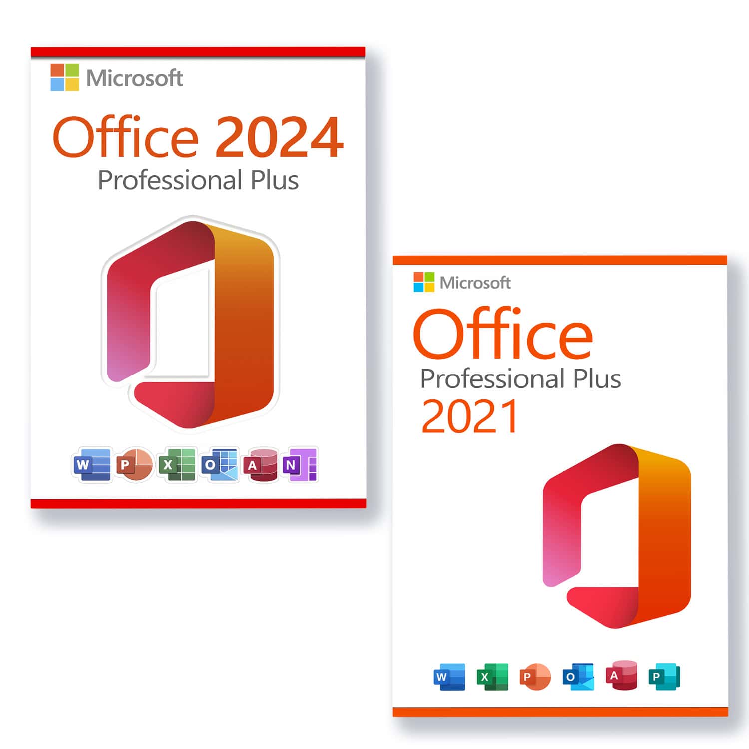 Microsoft Office 2024 Professional Plus + Microsoft Office 2021 Professional Plus Licença para 3 PC