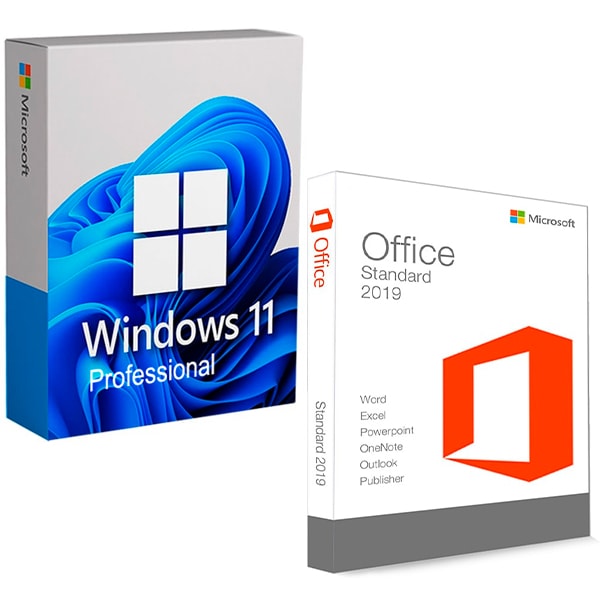Un paquete de Microsoft Office Pro 2019 y Windows 11 Pro cuesta