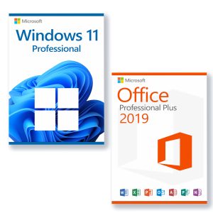 Microsoft Windows 11 Professional + Microsoft Office 2019 Professional Plus Licens för 3 enheter