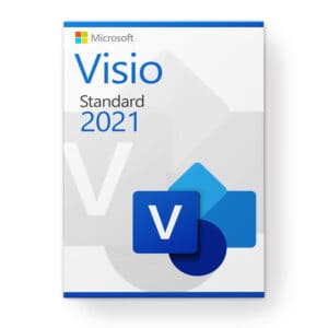 Microsoft Visio 2021 Standard Licens för 3 enheter