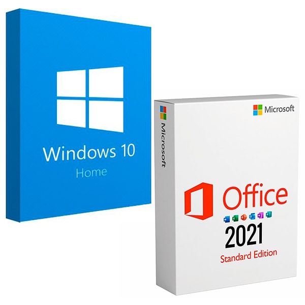 Microsoft Windows 10 Home + Microsoft Office 2021 Standard