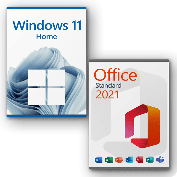 Microsoft Windows 11 Home + Microsoft Office 2021 Standard