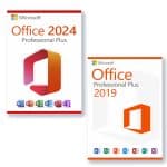 Microsoft Office 2024 Professional Plus + Microsoft Office 2019 Professional Plus licenses for 3 devices
