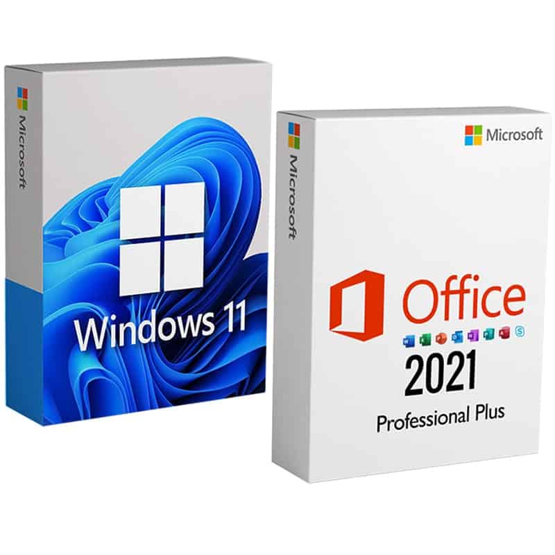 Licenças Windows 11 Pro + Office 2021 Professional Plus - Envio imediato  após a compra