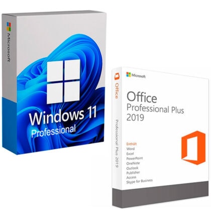 Vorteilspaket Microsoft Windows 11 Professional & Microsoft Office 2019 Professional Plus