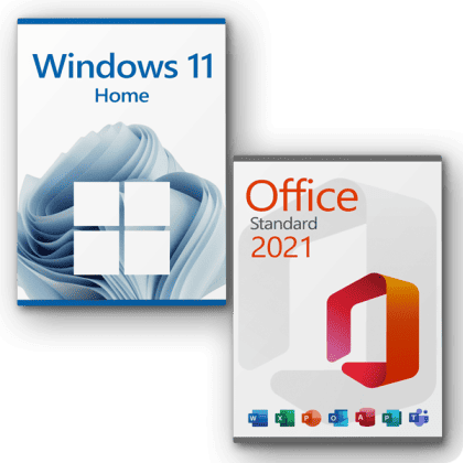 Vorteilspaket Microsoft Windows 11 Home & Microsoft Office 2021 Standard